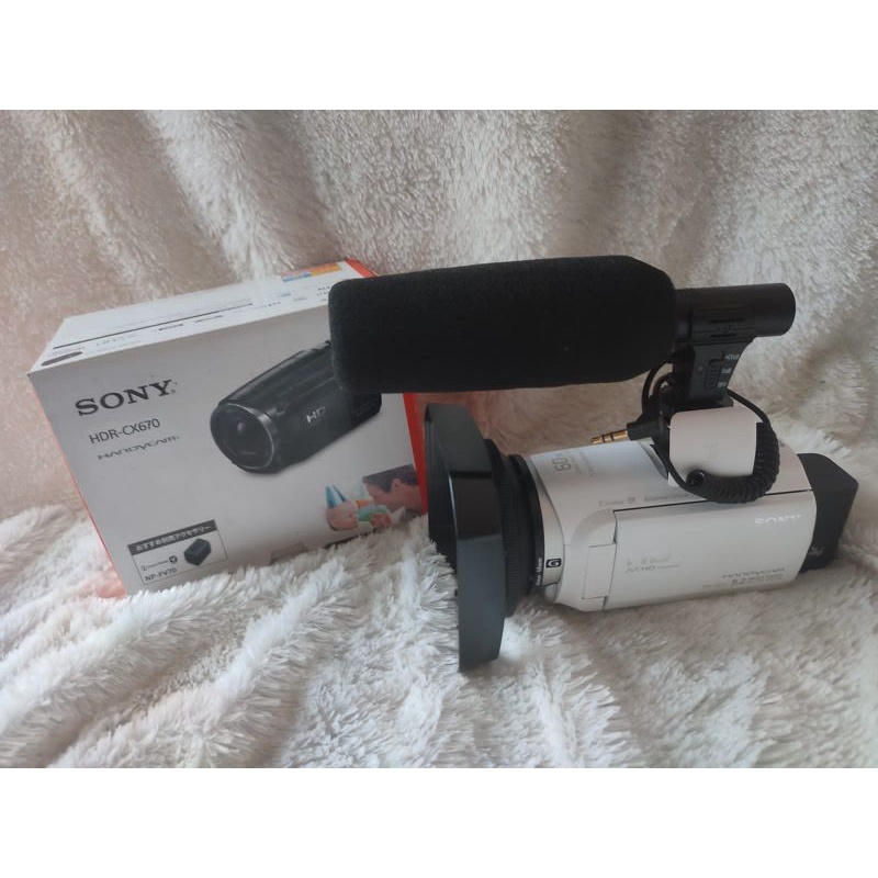 Jual handycam kamera video sony full hd hdr cx670 versi