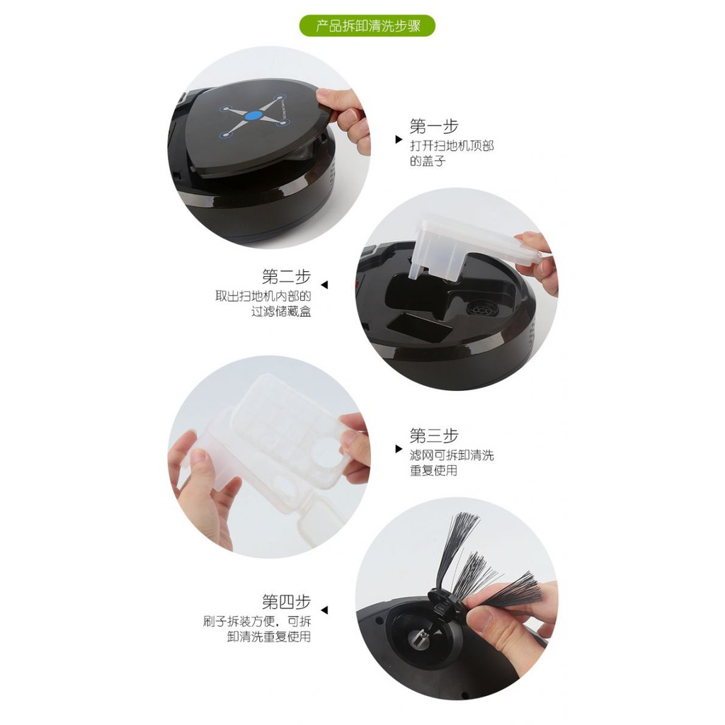Jual Automatic Household Vacuum Cleaner Universal Drive Lazy Robot with ...