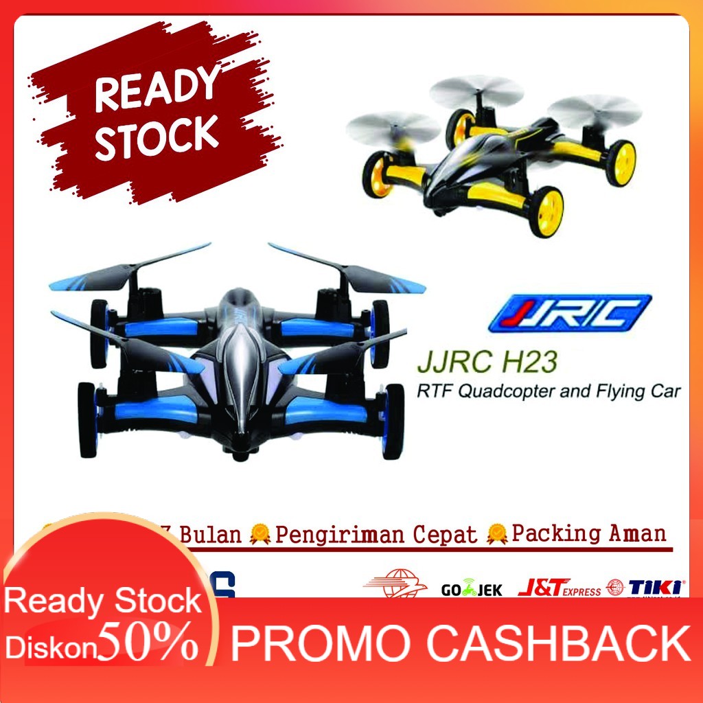 Jual BISA COD Drone JJRC H23 Mobil Terbang Car Flying Car Air Ground RC Dual Remote Shopee Indonesia