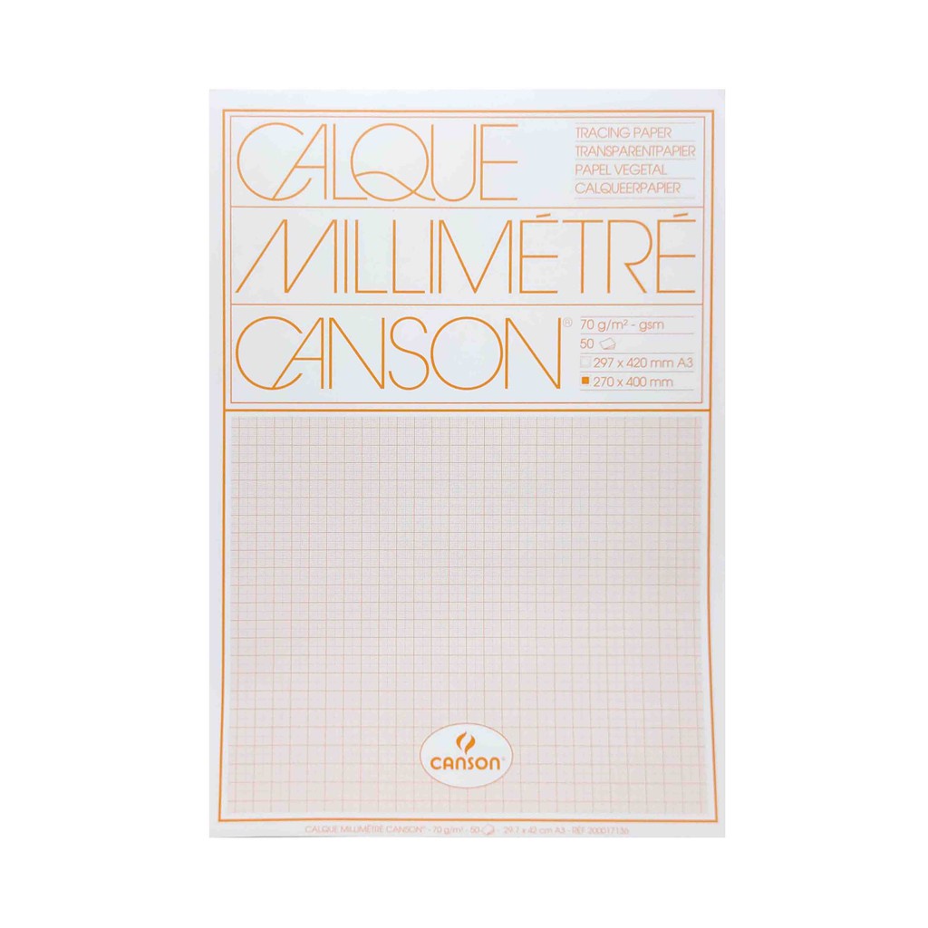 Jual Canson Millimeter Tracing Paper A3 50 Sheets | Shopee Indonesia
