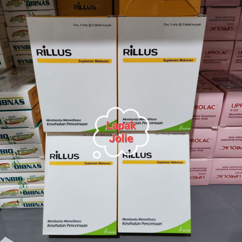 Jual Rillus Box Isi 30 Vitamin Pencernaan Probiotik Prebiotik Dewasa