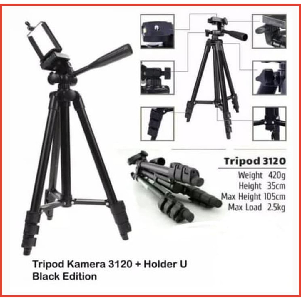 Jual Tripod Hp Dan Kamera Wt A Shopee Indonesia