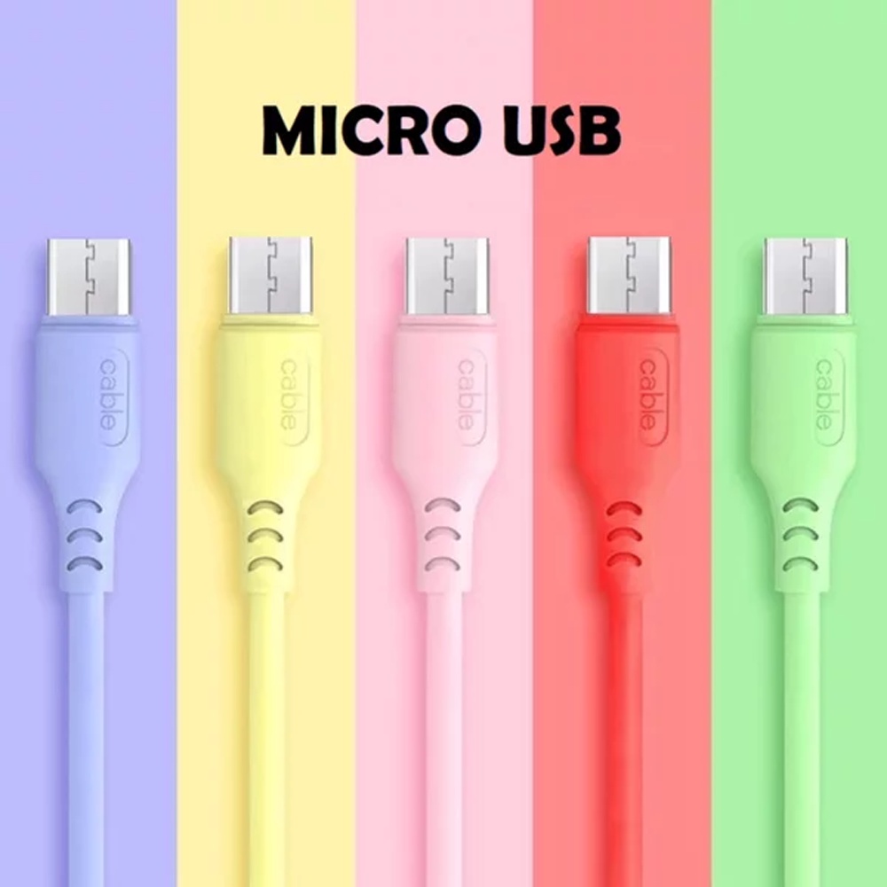 Jual Akacc Kabel Data Macaron A Fast Charging Usb V Micro Type C Kabel Warna Warni Cm