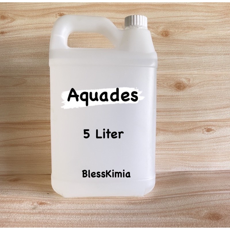 Jual Aquades Aquadest Akuades Air Suling Distilled Water 5 Liter Shopee Indonesia 0451
