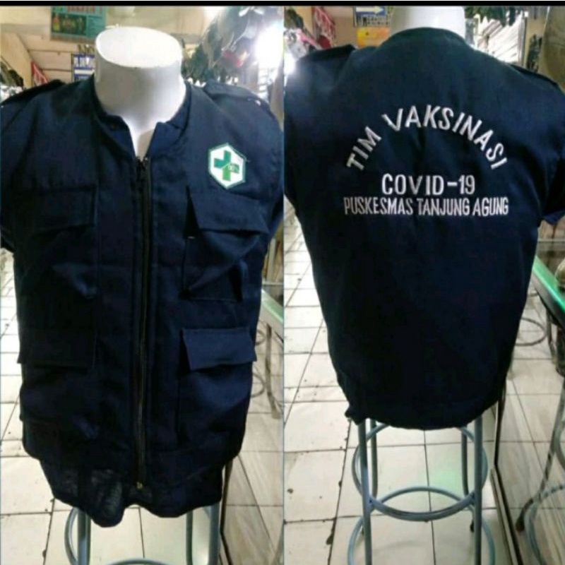 Jual rompi tim vaksinasi#rompi puskesmas#satgas | Shopee Indonesia