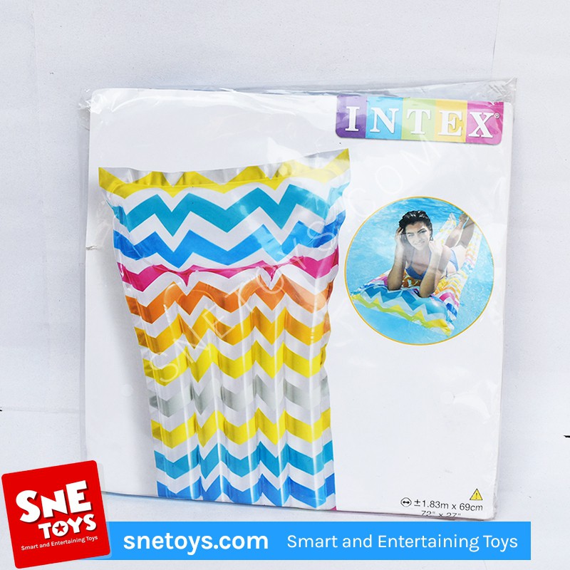Jual INTEX Kasur air 59711 New Motif Floaties Mat | Shopee Indonesia