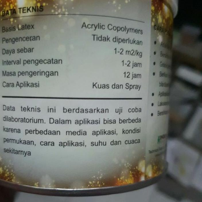 Jual Premium. CAT METALIK METALIQUA PERNIK GLITTER GLITER SPARKLING