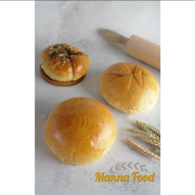 Jual ROTI POLOS KOREAN GARLIC CREAM CHEESE BREAD KEKINIAN isi 12 PCS ...