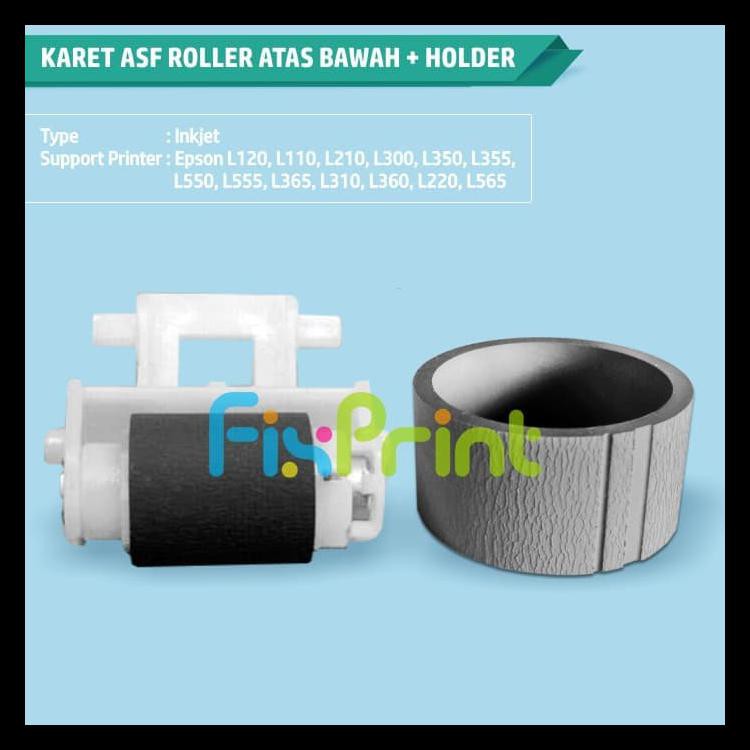 Jual Bergaransi Asf Roller Penarik Kertas Epson L110 L210 L300 L350 Atas Bawah Produk Terbatas 0923