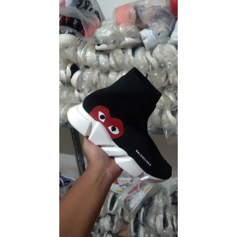 Balenciaga speed trainer x cdg best sale