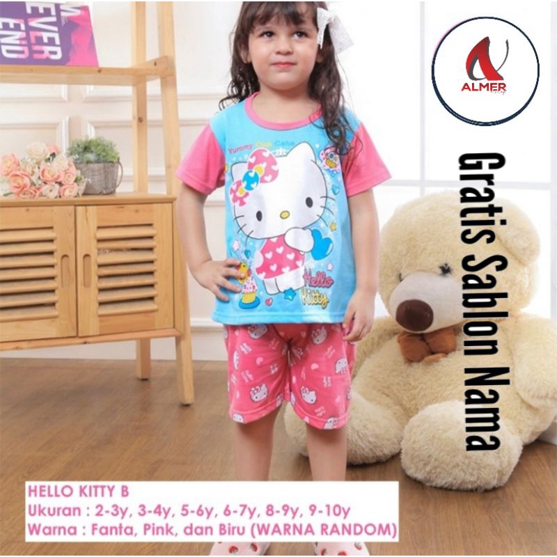 Aero Cat Happy Together Kaos Anak Perempuan