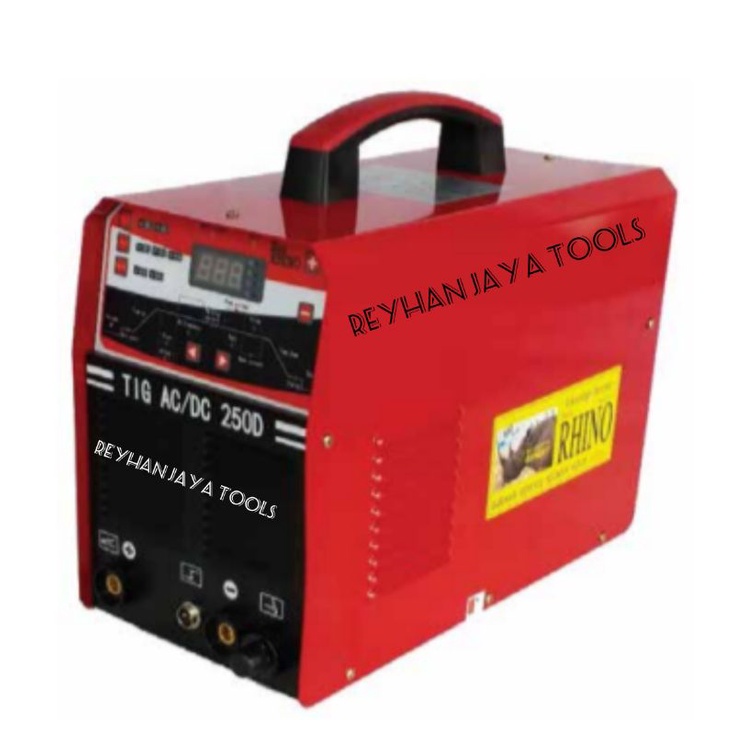 Jual mesin las tig 250 AC/DC RHINO mesin las aluminium rhino 1 phase ...