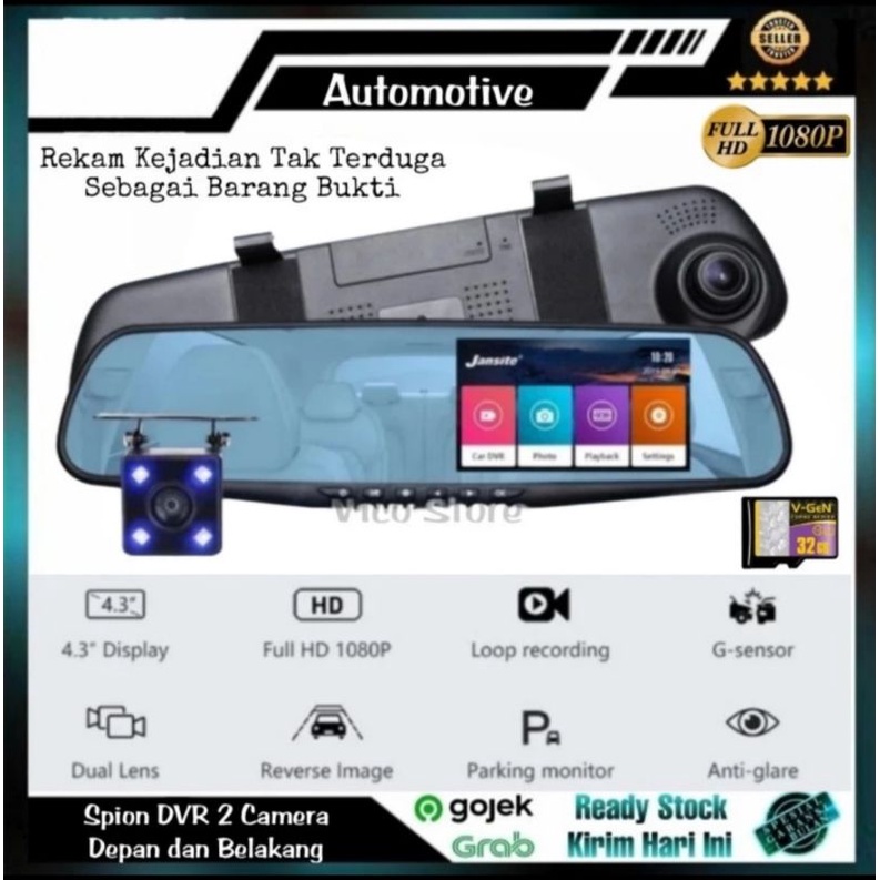 Jual Camera Spion Mobil Vehicle Blackbox DVR CTV Dasbor Cam Dashcam FHD ...