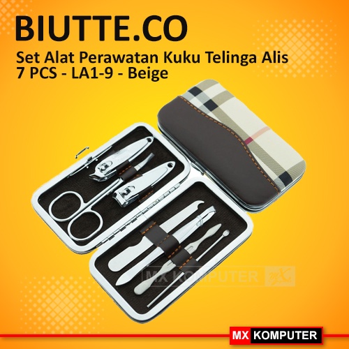 Jual Nail Art Set Perlengkapan Manicure Pedicure 7 Pcs Gunting Kuku