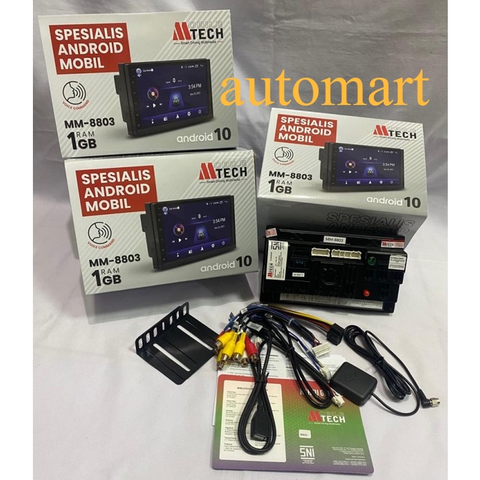 Jual Head Unit Android 7 Inch Double Din MobileTech MM-8803 RAM 1GB ...