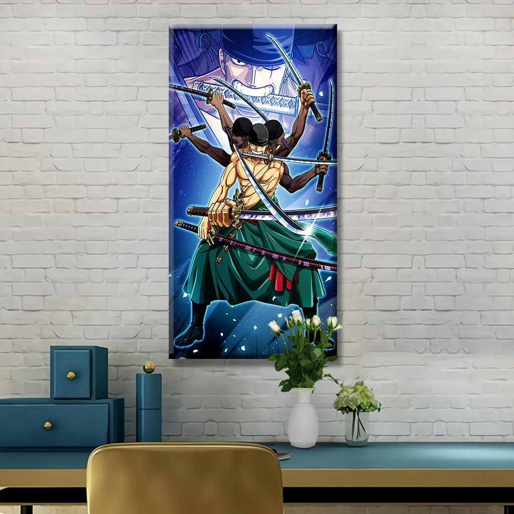 Jual hiasan dinding ruangan kamar aesthetic gambar anime ukuran 15x30