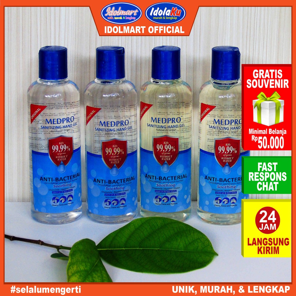 Jual IDOLMART Medpro Antiseptic Hand Sanitizer 500ml | Shopee Indonesia