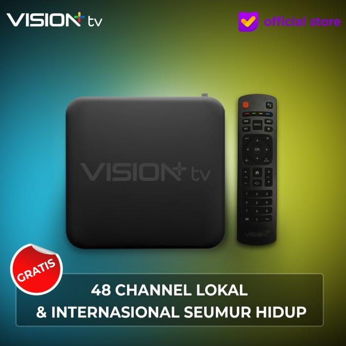 Jual Vision+ TV Android Tv Box by MNC Play GRATIS TV NASIONAL SEUMUR ...