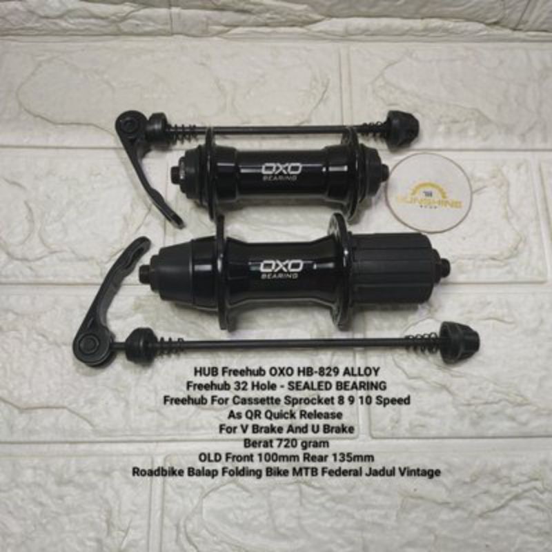 Jual Hub Freehub Cassette 32H OXO HB-829 Alloy SEALED BEARING Sprocket ...