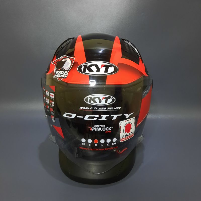 Jual Helm KYT DCity Motif / KYT DCity / KYT D City / Motif / Polos / Original KYT Shopee