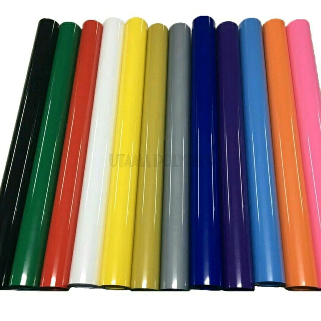 Jual Polyflex PVC Lebar 60 cm Premium Sticky Hot Peel / Poliflex ...