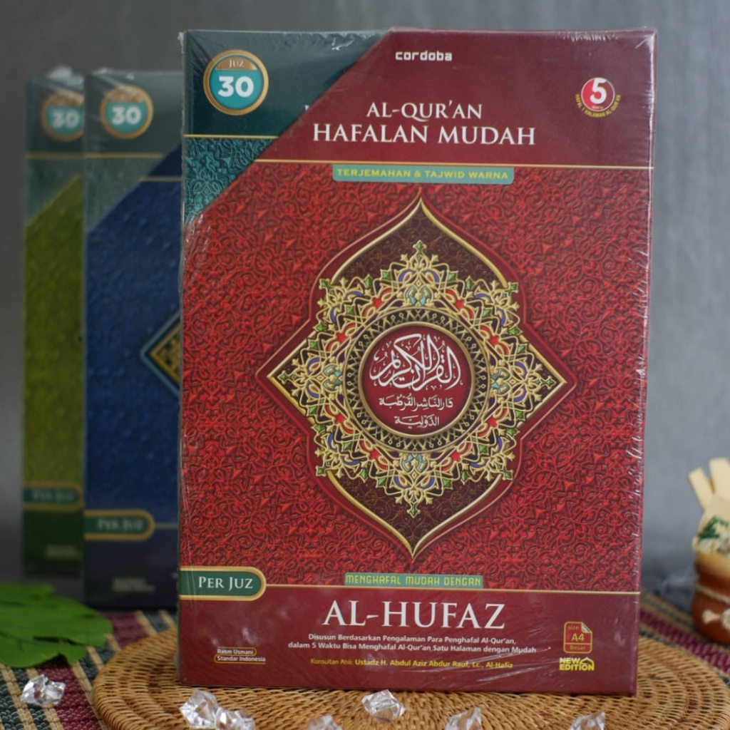 Jual Al Quran Per Juz A4 Besar Jumbo 5 Blok Warna Al Hufaz - Alquran ...