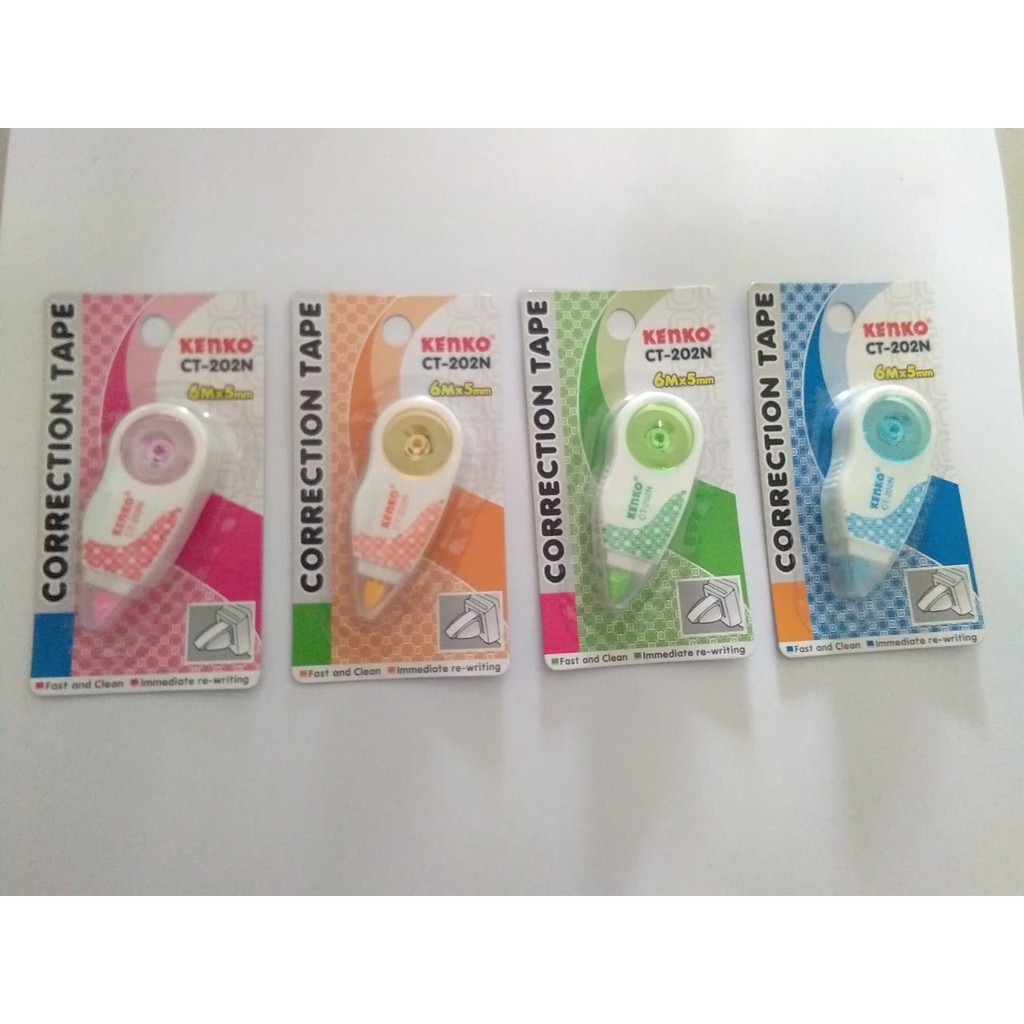 Jual CORRECTION TAPE CT202N KENKO 6M X 5MM Shopee Indonesia