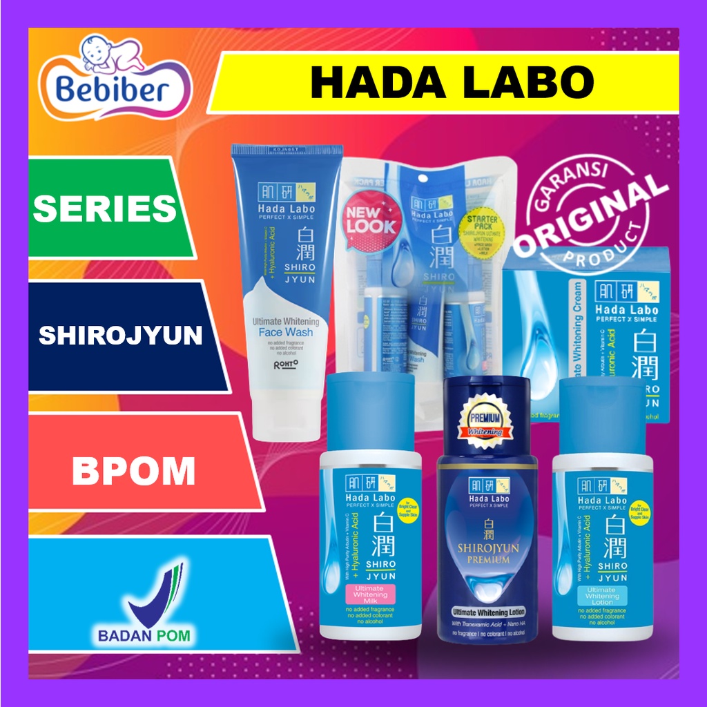 Jual Hada Labo Shirojyun Ultimate Whitening Series / Hadalabo Shirojun