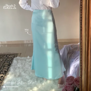 Mermaid Sateen Skirt Exclusive Rok Satin BISA CUSTOM UKURAN DAN FURING