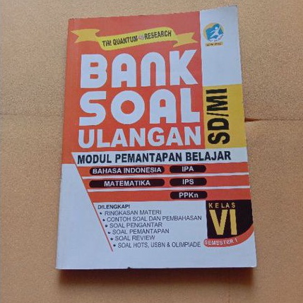 Jual BANK SOAL ULANGAN MODUL PEMANTAPAN BELAJAR SD/MI Kelas VI | Shopee ...