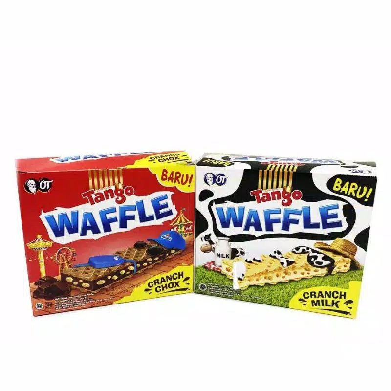 Jual [SATUAN] BOX Tango Waffle Cranch Chox Wafer Sandwich Rasa Coklat ...
