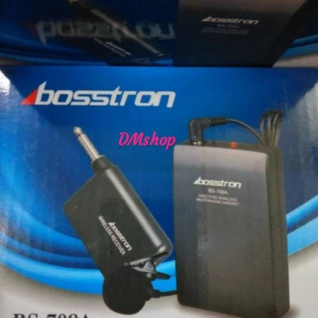 Microphone Wireless Clip On mic jepit tanpa kabel