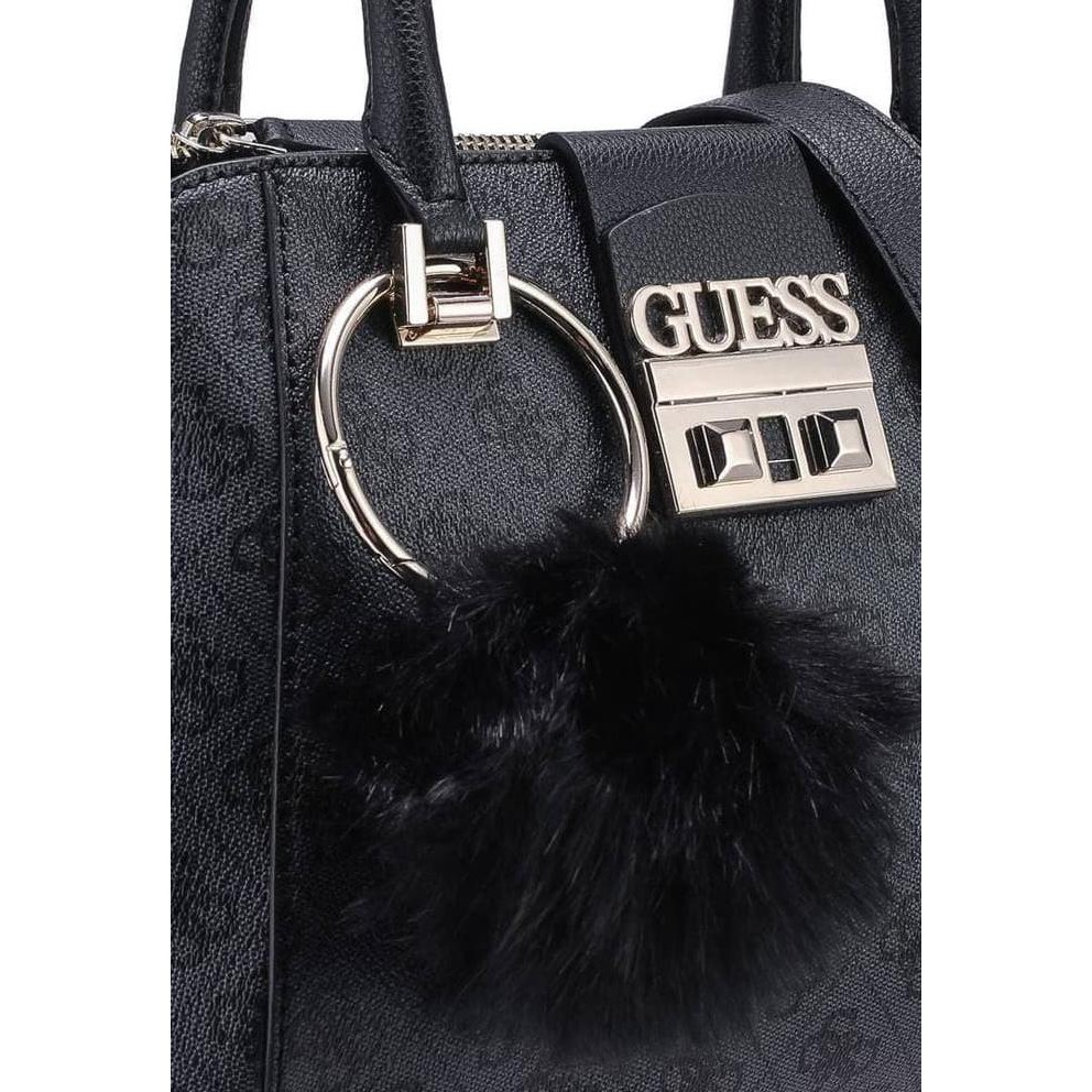 Tas Guess Original Tas Wanita Guess Guess Luxe Logo Handbag Black G37 Promo