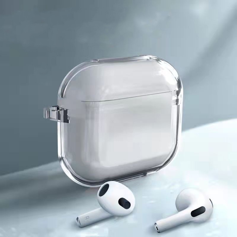 Airpods Pro Pro gen Casing Premium Soft Hard Case Transparan  Transparent Bening