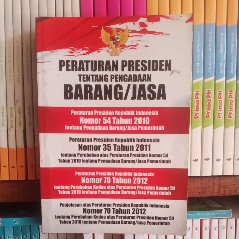 Jual Peraturan Presiden Tentang Pengadaan Barang/jasa | Shopee Indonesia