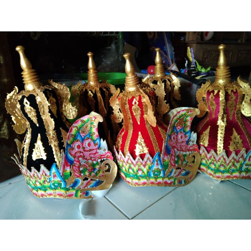 Jual mahkota raja-kresna-rama-baladewa irahirahan wayang orang | Shopee ...