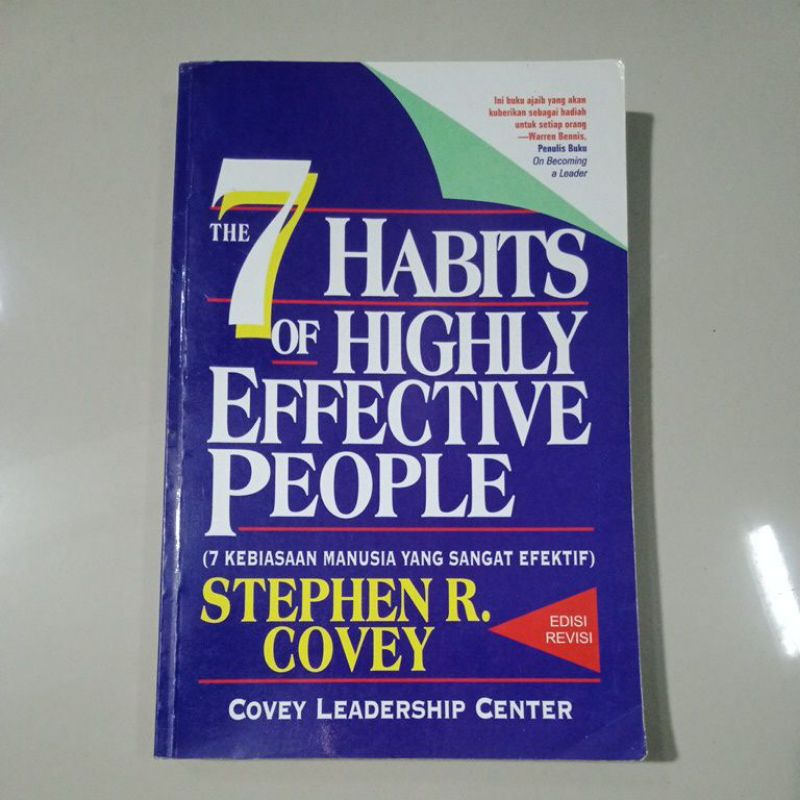 Jual Buku Original The 7 HABITS OF HIGHLY EFFECTIVE PEOPLE ( 7 ...