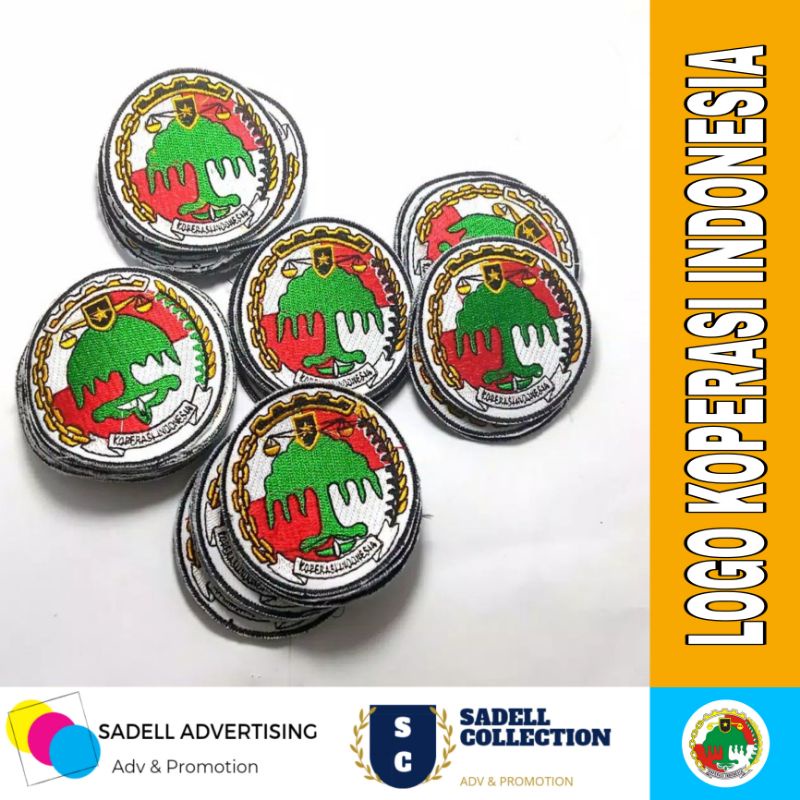 Jual Logo Koperasi Indonesia Patch Emblem Koperasi Indonesia Bordir Shopee Indonesia