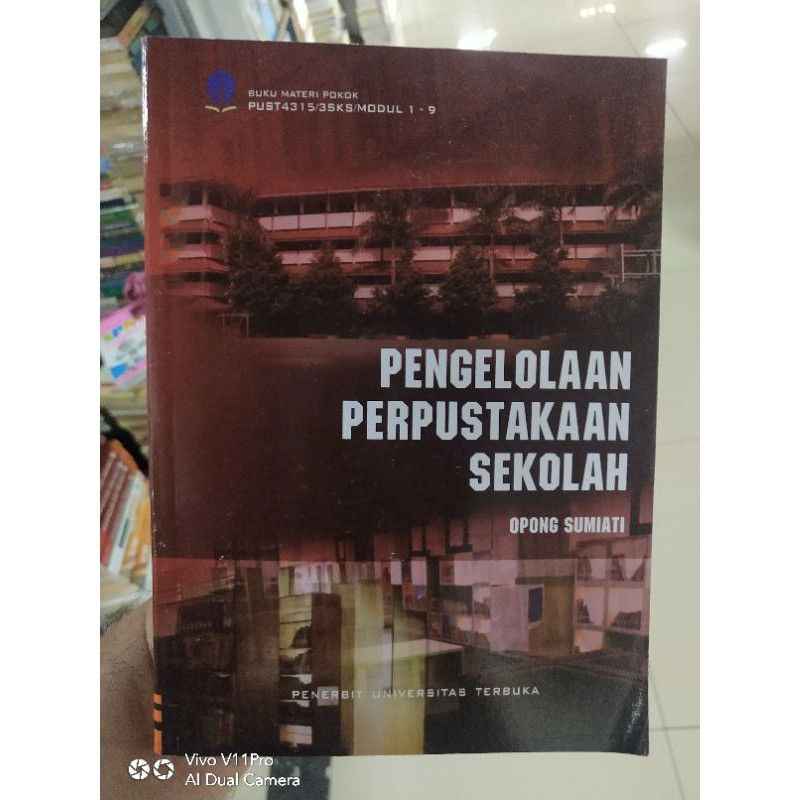 Jual PENGELOLAAN PERPUSTAKAAN SEKOLAH MODUL UT | Shopee Indonesia