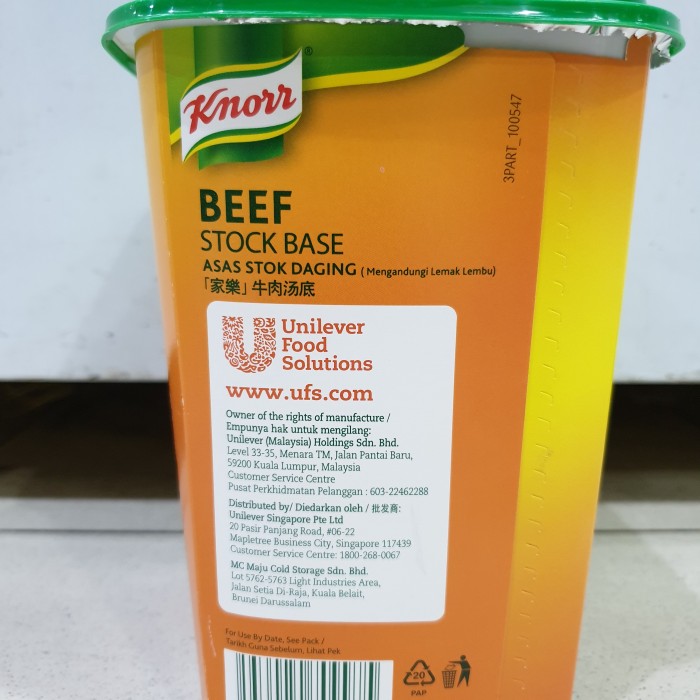Jual PRODUK TERBARU KNORR BEEF STOCK BASE / KNORR RASA SAPI 1,5 KG