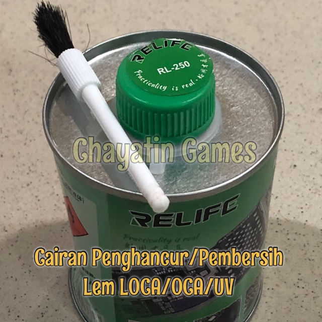 Jual Cairan Penghancur Pembersih Lem Loca Oca Uv Baca