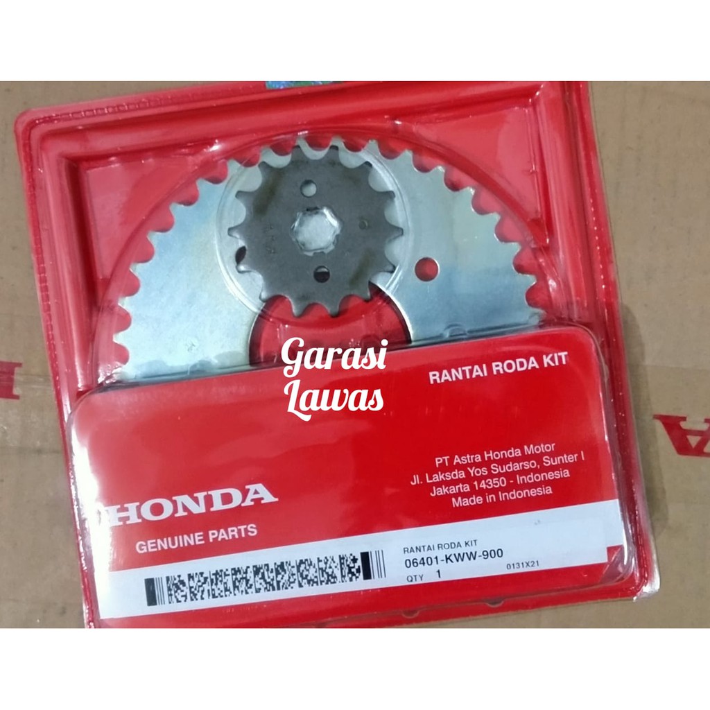 Jual Kww Gear Set Original Ahm Honda Revo Absolute Gir Rantai Roda Asli Ahm Revo