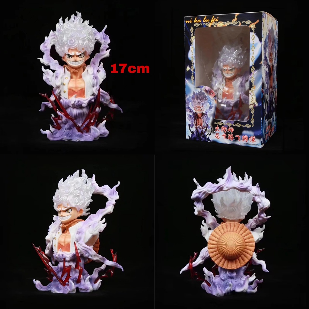 Jual ACTION FIGURE ONE PIECE MONKEY D LUFFY FACE GEAR 5 SUN GOD STATUE ...