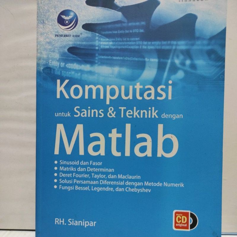 Jual Buku Komputasi Untuk Sains Dan Teknik Dengan Matlab RH. Sianipar ...