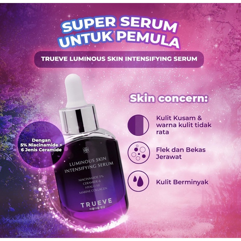 Jual TRUEVE (Facial wash, Serum, Moisturizer, Sunscreen, Face mask ...