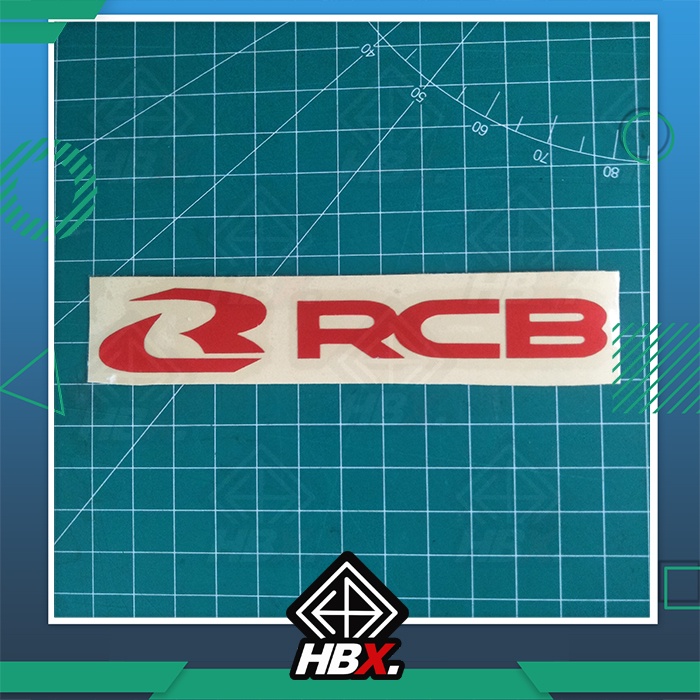 Jual Stiker RCB Racing Boy Cutting Sticker Motor 12x2cm | Shopee Indonesia