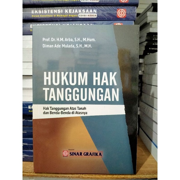 Jual Hukum Hak Tanggungan Hak Tanggungan Atas Tanah Dan Benda Benda