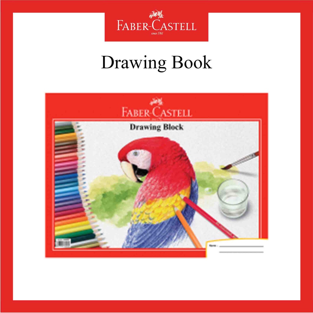 Jual Buku Gambar Faber Castell Drawing Book Ukuran A4 Motif