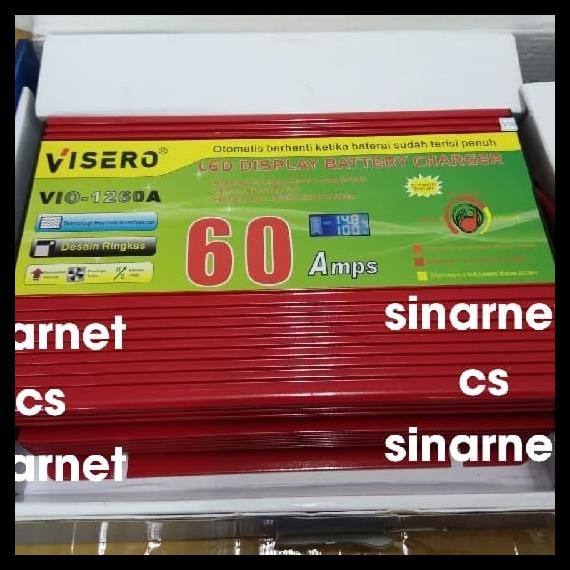 Jual Visero Charger Aki / Cas Aki 12V 60A Otomatis | Shopee Indonesia