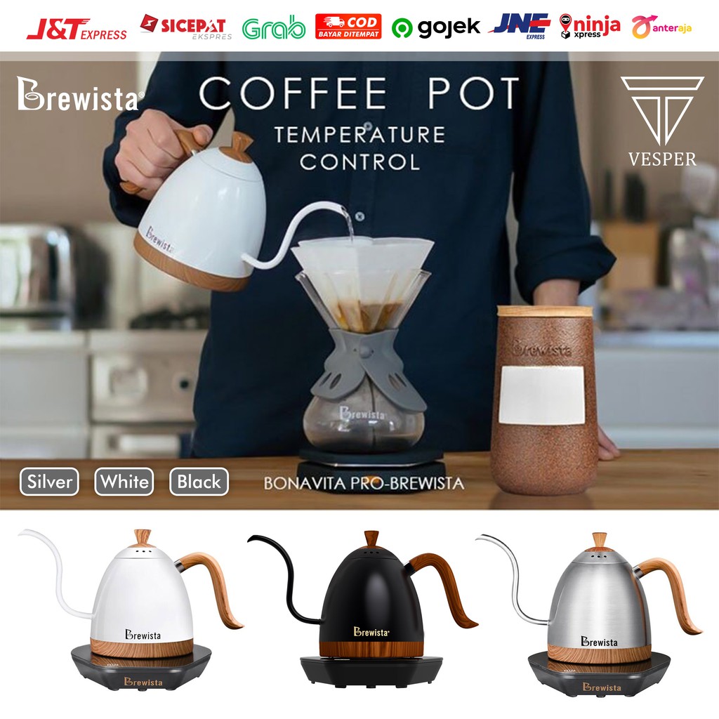 Brewista/bonavita Artisan Electric Coffee Pot 0.6l/1l Gooseneck